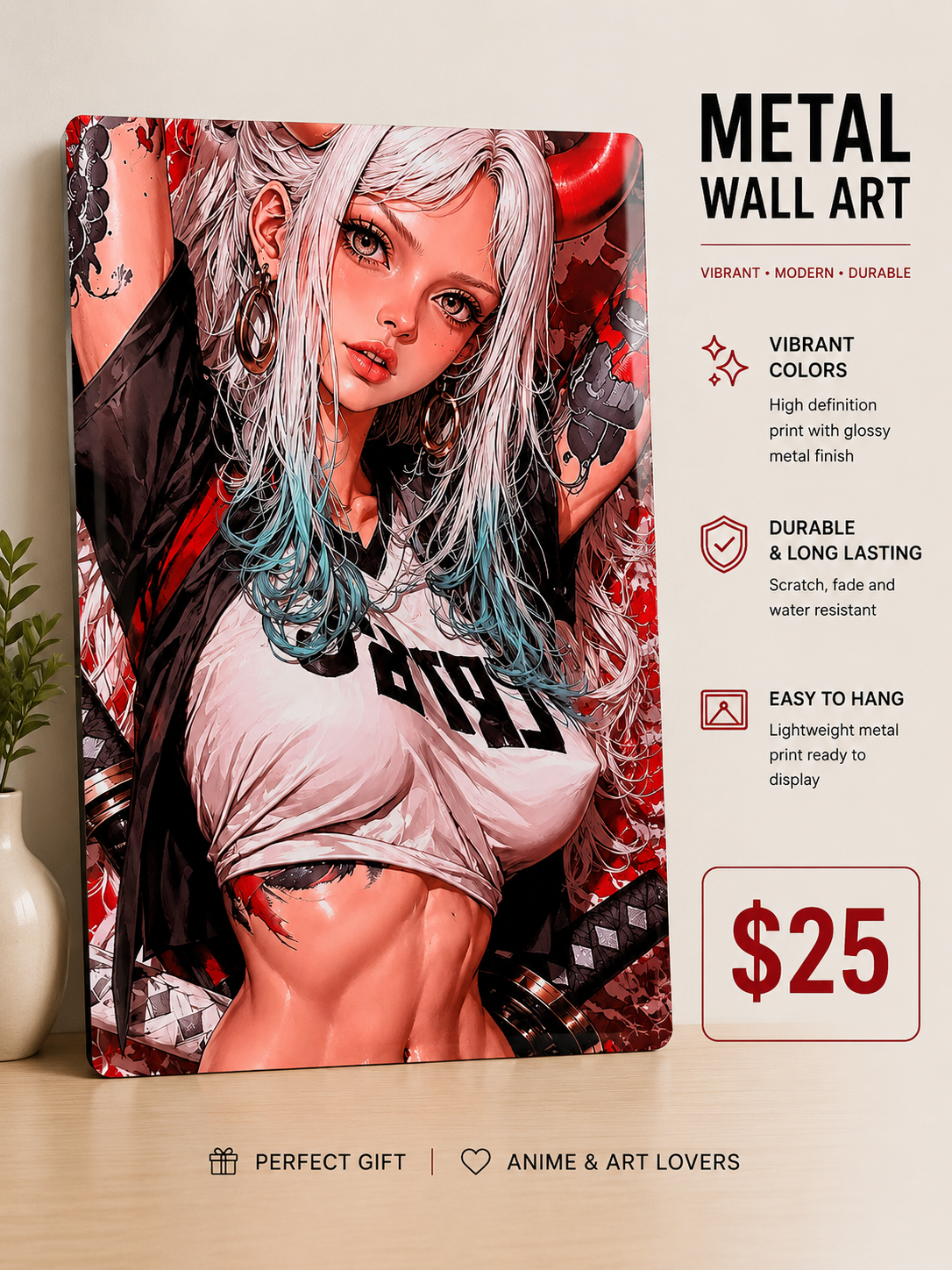 Arte de pared en metal